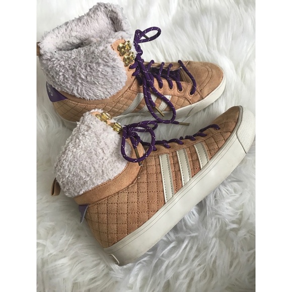 adidas fur lined sneakers